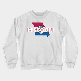 Missouri Colored State Crewneck Sweatshirt